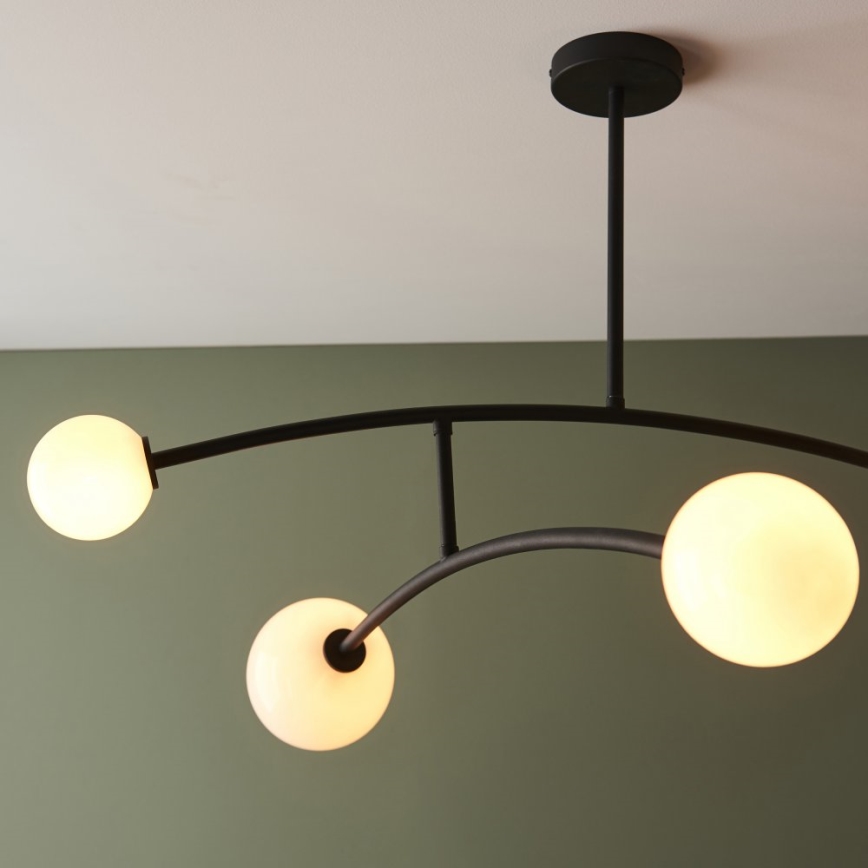 Endon 92940 - Luster na štapu BALANCE 4xG9/3W/230V crna