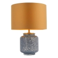 Endon 93067 - Stolna lampa ZINNIA 1xE27/10W/230V plava/zlatna