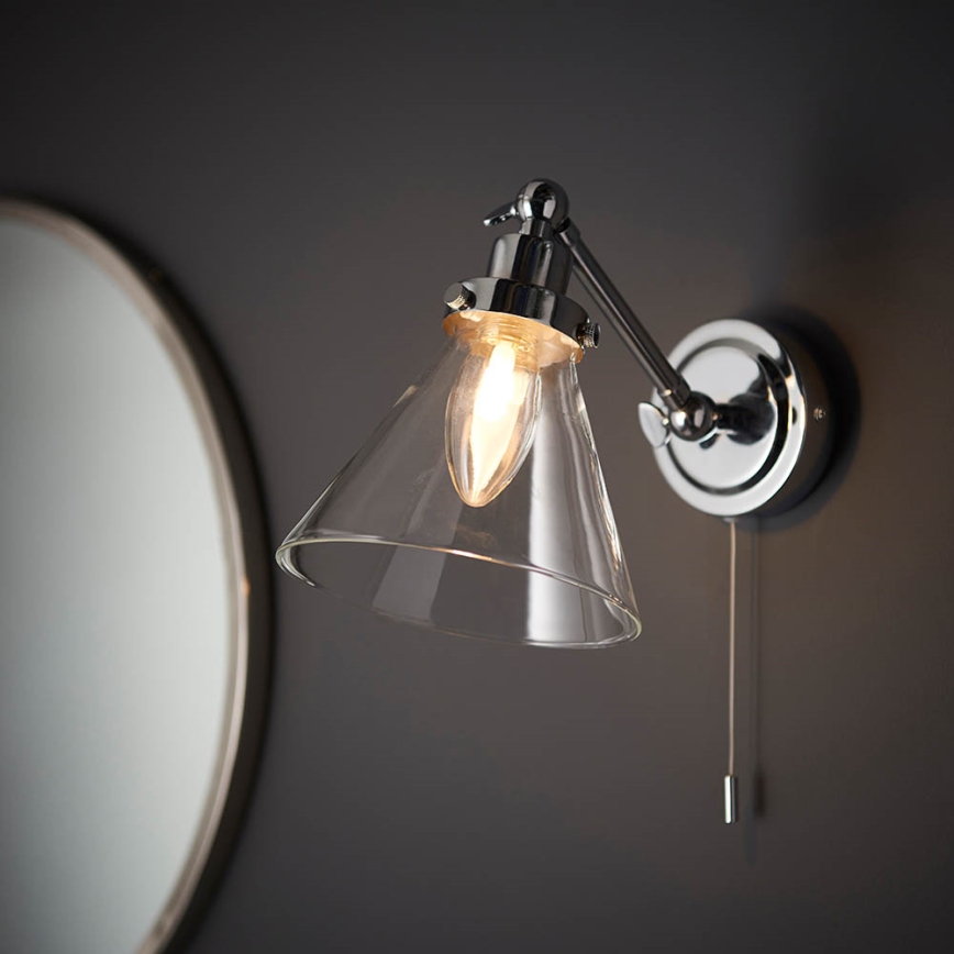 Endon 93853 - Zidna reflektorska svjetiljka za kupaonicu FARADAY 1xG9/3W/230V IP44 sjajni krom