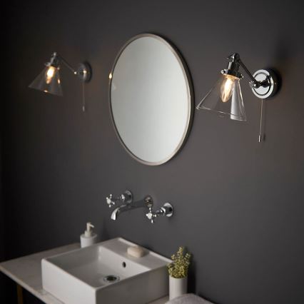 Endon 93853 - Zidna reflektorska svjetiljka za kupaonicu FARADAY 1xG9/3W/230V IP44 sjajni krom