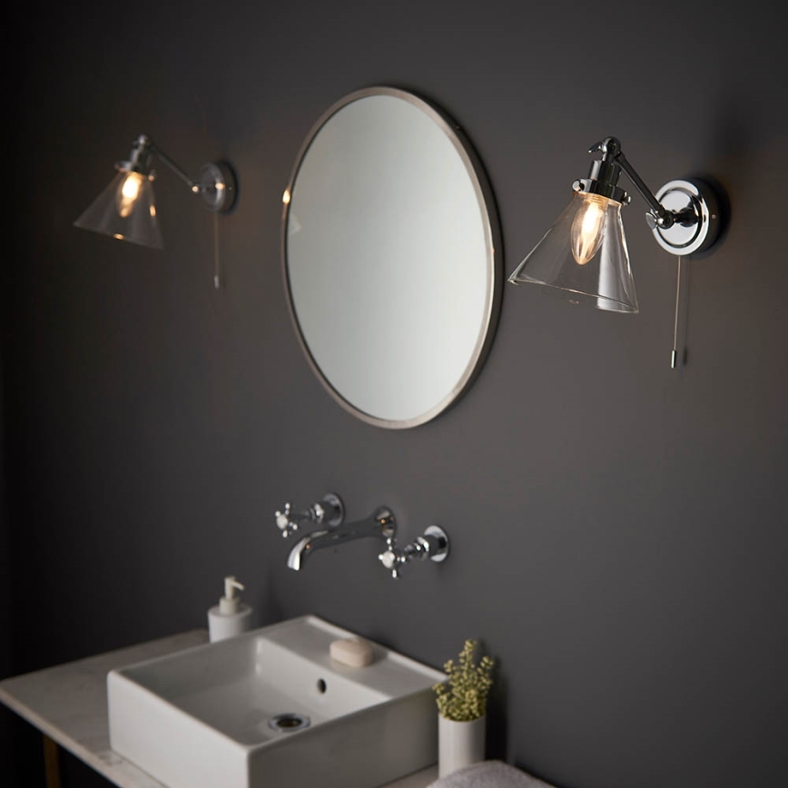 Endon 93853 - Zidna reflektorska svjetiljka za kupaonicu FARADAY 1xG9/3W/230V IP44 sjajni krom