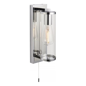 Endon 94074 - Zidna svjetiljka za kupaonicu TAYLOR 1xE27/10W/230V IP44 sjajni krom