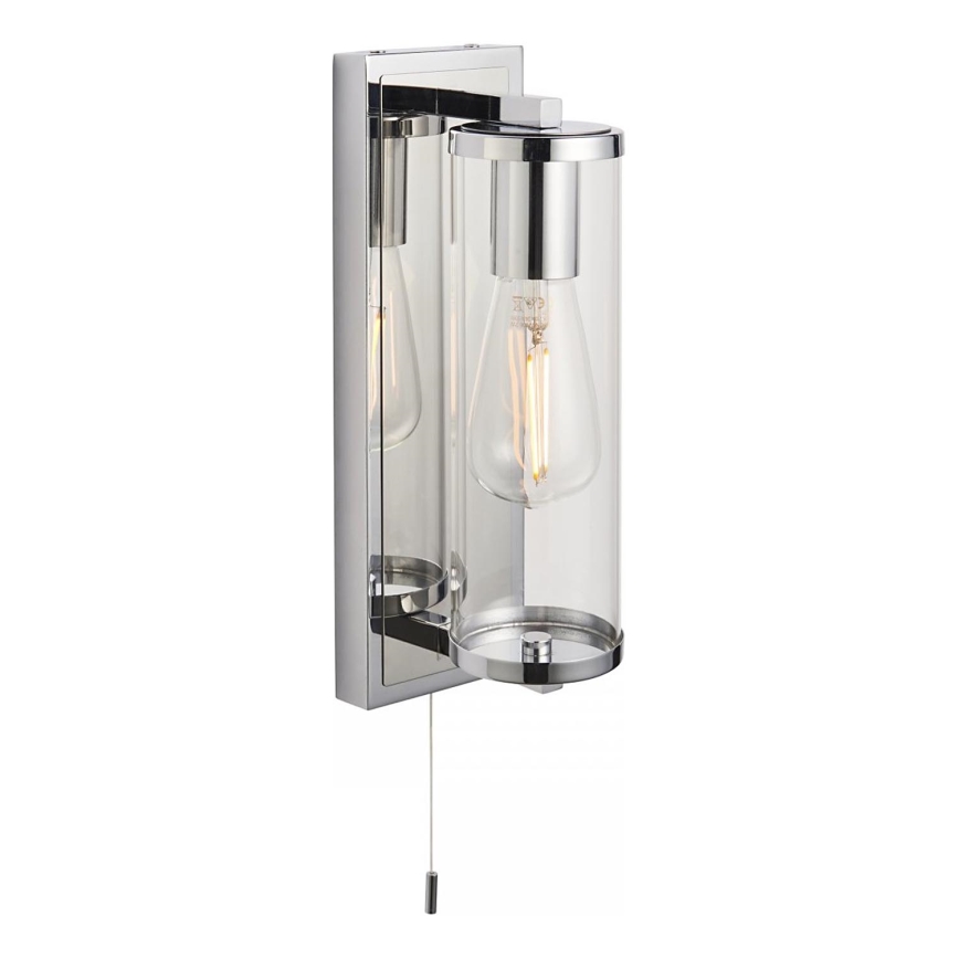 Endon 94074 - Zidna svjetiljka za kupaonicu TAYLOR 1xE27/10W/230V IP44 sjajni krom