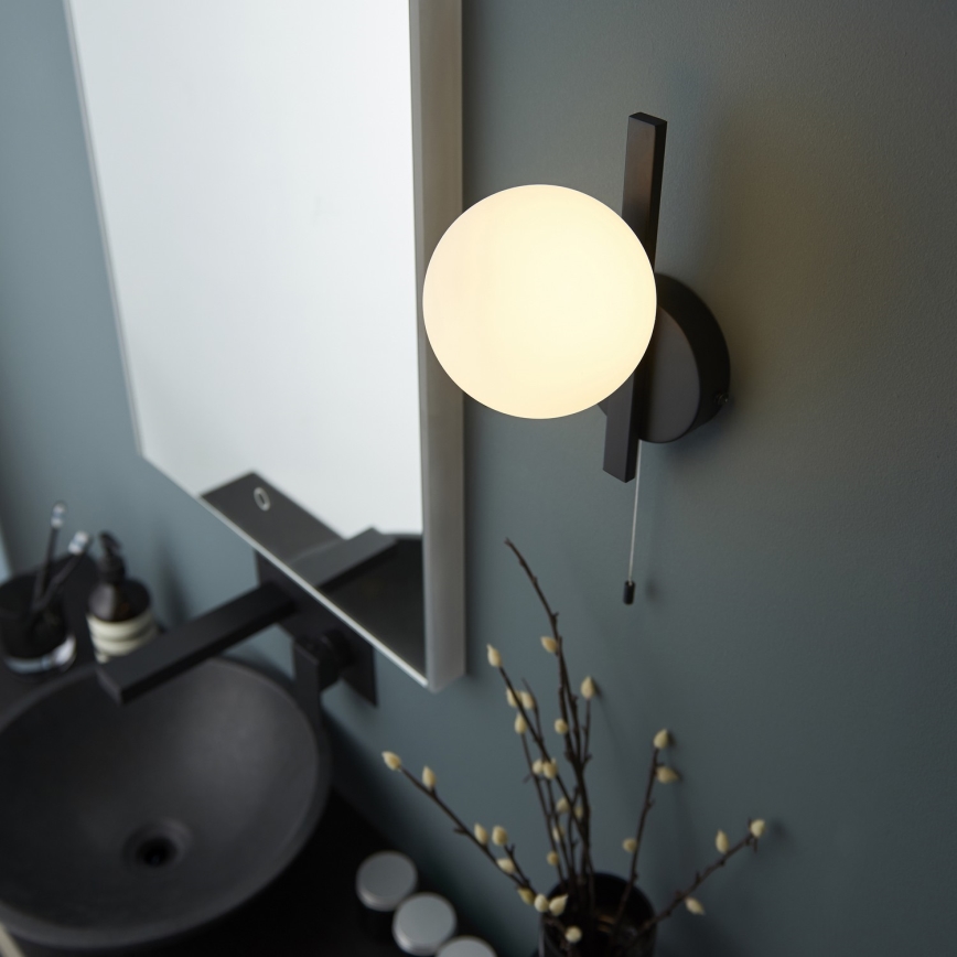 Endon 94081 - Kupaonsko zidno svjetlo SPA 1xG9/3W/230V IP44 crno
