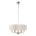 Endon 94357 - Luster na lancu HIGHCLERE 6xE14/40W/230V Ø 55 cm bež/matni krom