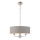 Endon 94377 - Luster na lancu HIGHCLERE 3xE14/40W/230V siva/sjajni krom