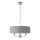 Endon 94394 - Luster na lancu HIGHCLERE 3xE14/40W/230V tamno siva/sjajni krom
