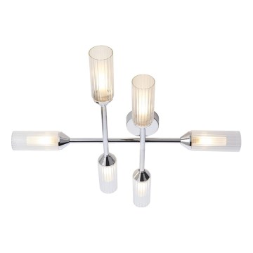 Endon 95045 - Nadgradni luster za kupaonicu NATORI 6xG9/3W/230V IP44 sjajni krom
