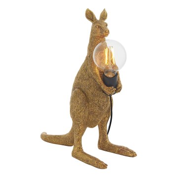 Endon 95075 - Stolna lampa KANGAROO 1xE27/10W/230V zlatna