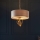 Endon 95212 - Luster na lancu 3xE27/10W/230V Ø 60 cm siva/mesing