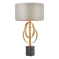 Endon 95213 - Stolna lampa 1xE27/10W/230V siva/mesing/crna