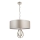 Endon 95215 - Luster na lancu 5xE27/10W/230V pr. 70 cm siva