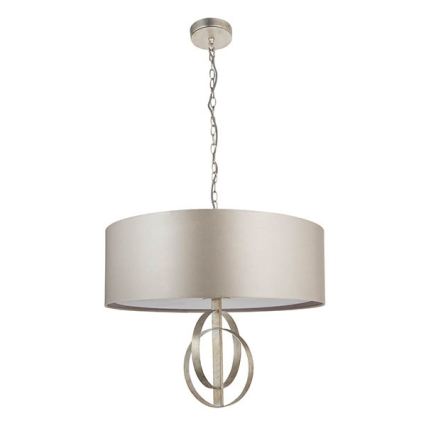 Endon 95215 - Luster na lancu 5xE27/10W/230V pr. 70 cm siva