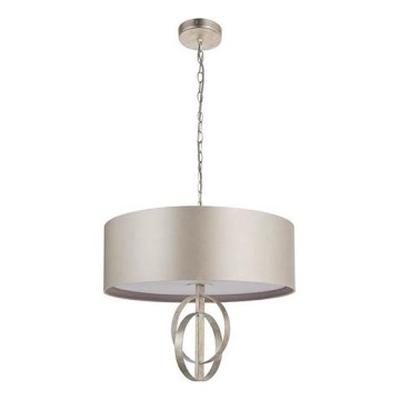 Endon 95216 - Luster na lancu 3xE27/10W/230V promjer 60 cm siva