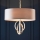 Endon 95216 - Luster na lancu 3xE27/10W/230V promjer 60 cm siva