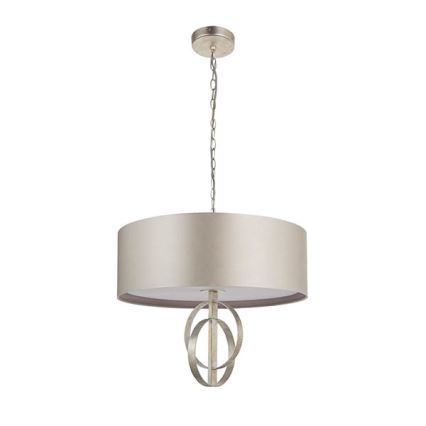Endon 95216 - Luster na lancu 3xE27/10W/230V promjer 60 cm siva