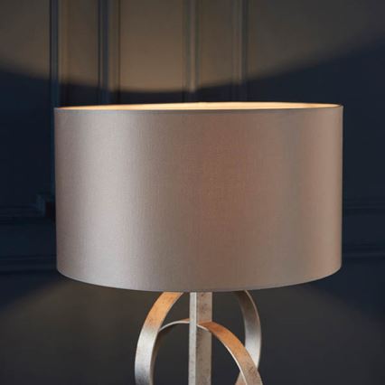 Endon 95217 - Stolna lampa 1xE27/10W/230V siva/crna