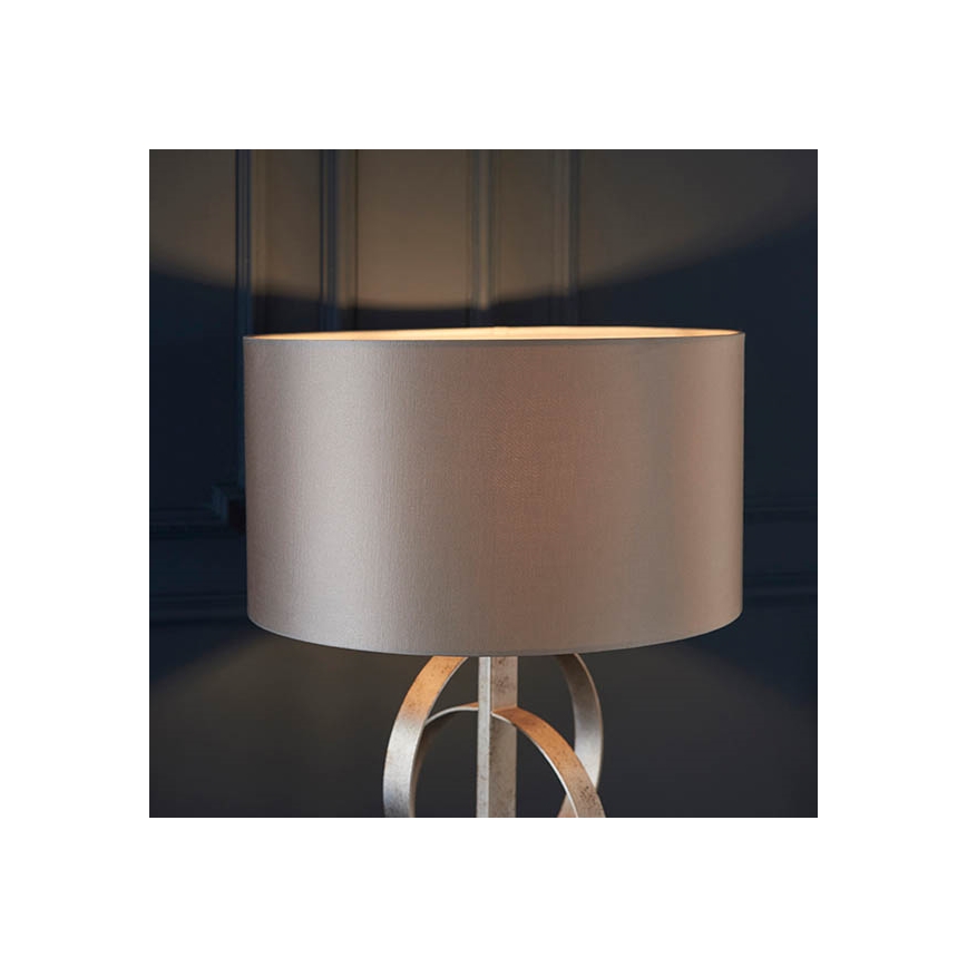 Endon 95217 - Stolna lampa 1xE27/10W/230V siva/crna