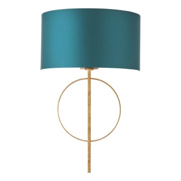 Endon 95218 - Zidna lampa 1xE27/10W/230V plava/mesing