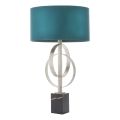 Endon 95225 - Stolna lampa 1xE27/10W/230V plava/siva/crna