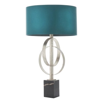 Endon 95225 - Stolna lampa 1xE27/10W/230V plava/siva/crna