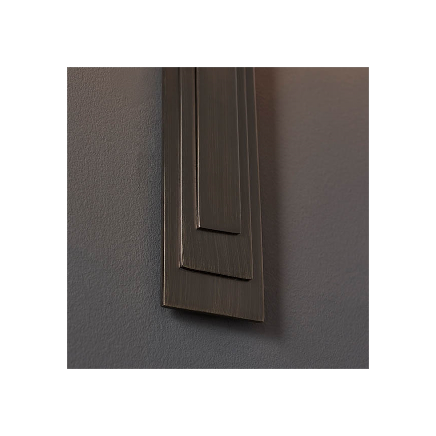 Endon 95271 - Zidna svjetiljka CARLTON 1xE27/10W/230V brončana