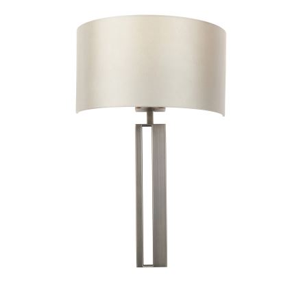 Endon 95449 - Zidna lampa 1xE27/10W/230V bež/matni krom