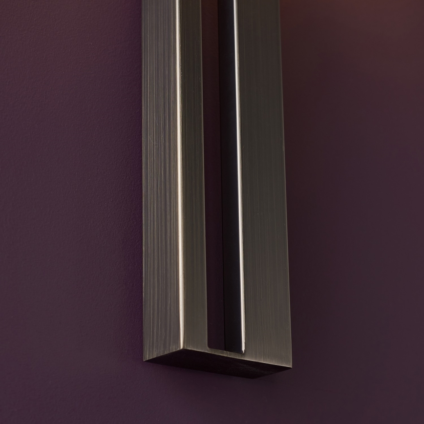 Endon 95449 - Zidna lampa 1xE27/10W/230V bež/matni krom