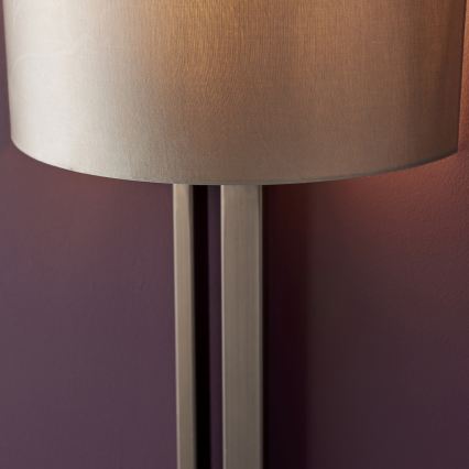Endon 95449 - Zidna lampa 1xE27/10W/230V bež/matni krom