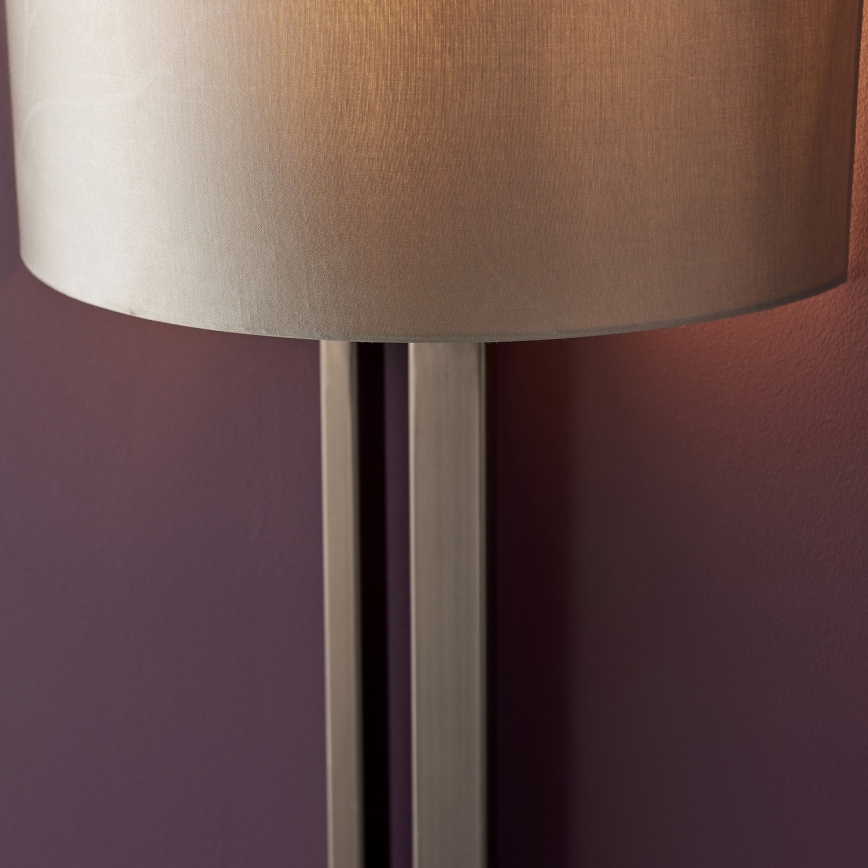 Endon 95449 - Zidna lampa 1xE27/10W/230V bež/matni krom