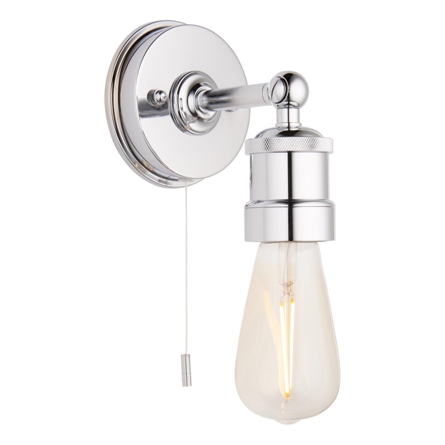 Endon 95505 - Kupaonsko zidno svjetlo MILLER 1xE27/6W/230V IP44 polirani krom