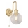 Endon 95507 - Zidna svjetiljka za kupaonicu KENDALL 1xE27/10W/230V IP44 mesing