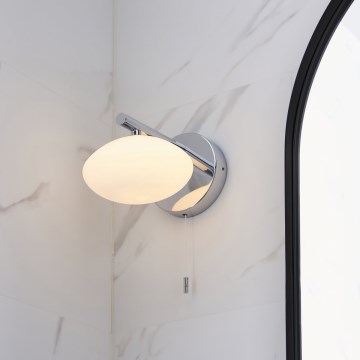 Endon 97181 - Kupaonska zidna svjetiljka MOBIAS 1xG9/3W/230V IP44 sjajni krom/bijela