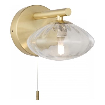 Endon 97182 - Zidna svjetiljka za kupaonicu MOBIAS 1xG9/3W/230V IP44 mesing