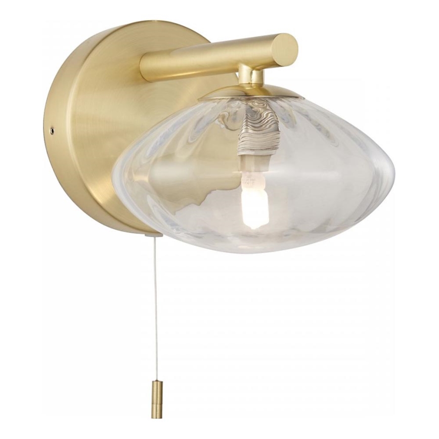 Endon 97182 - Zidna svjetiljka za kupaonicu MOBIAS 1xG9/3W/230V IP44 mesing