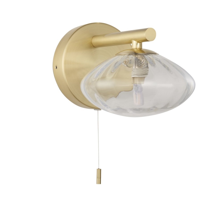 Endon 97182 - Zidna svjetiljka za kupaonicu MOBIAS 1xG9/3W/230V IP44 mesing
