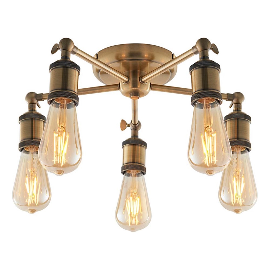 Endon 97244 - Stropni spot HAL 5xE27/40W/230V mesing