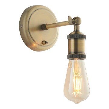 Endon 97245 - Zidno reflektorsko svjetlo HAL 1xE27/10W/230V mesing