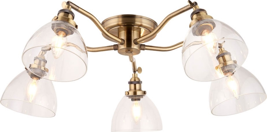 Endon 97248 - Reflektor HANSEN 5xE14/7W/230V mesing