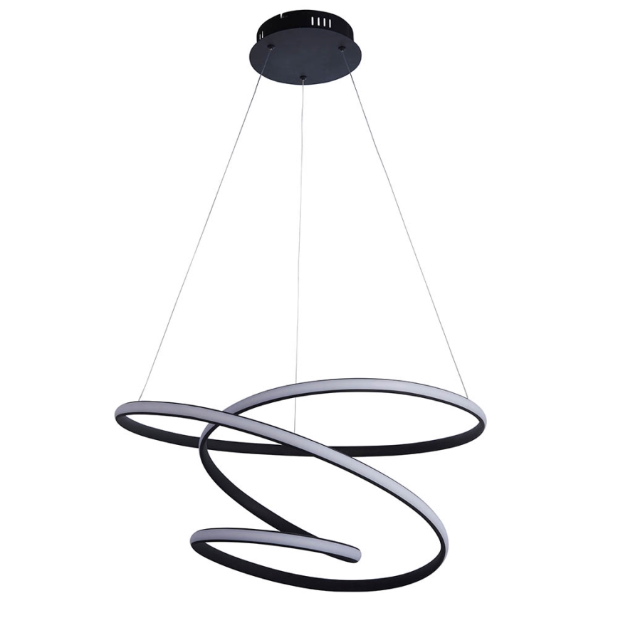 Endon 97632 - LED luster na sajli DUNE LED/47,5W/230V 3000K crna
