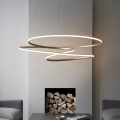 Endon 97645 - Zatemnjivi LED luster na sajli TWIRL LED/131W/230V 3000K zlatni