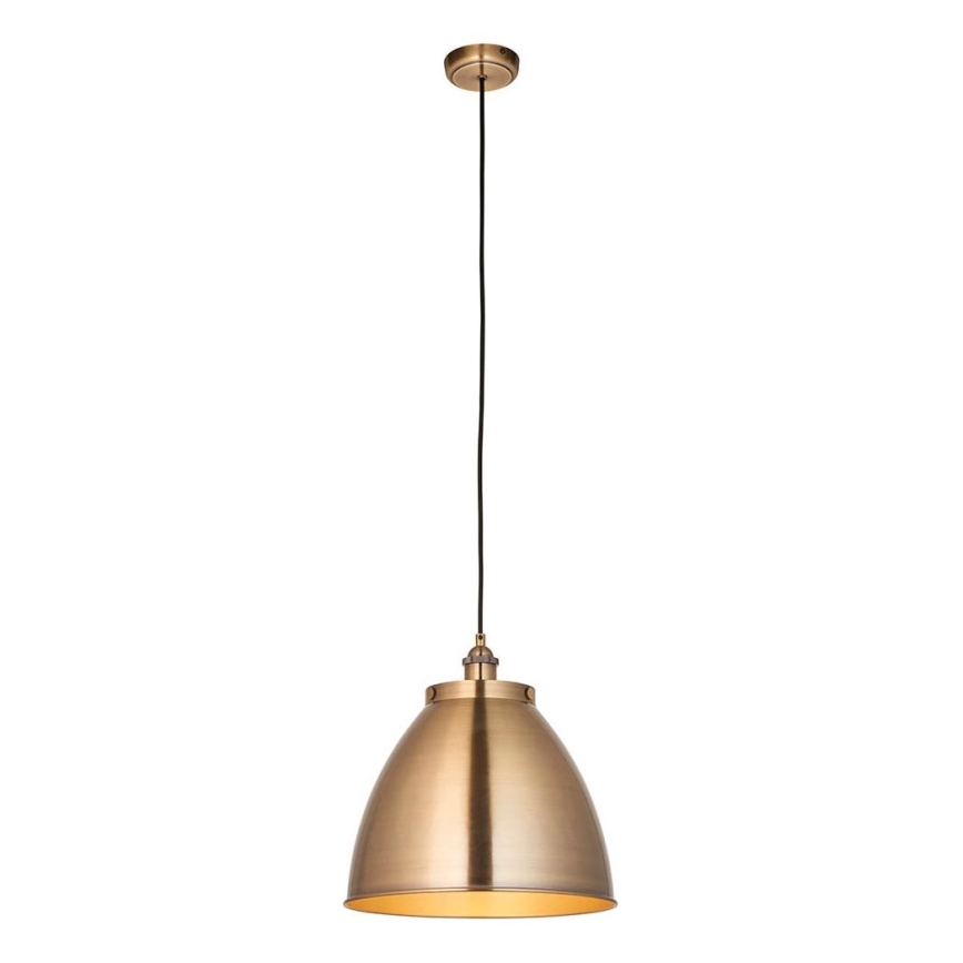 Endon 98744 - Luster na kabelu FRANKLIN 1xE27/10W/230V mesing