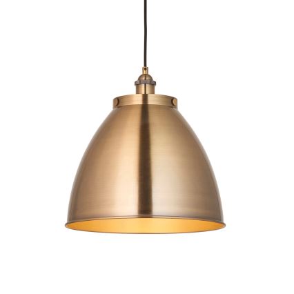 Endon 98744 - Luster na kabelu FRANKLIN 1xE27/10W/230V mesing