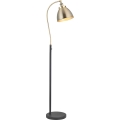 Endon 98748 - Podna lampa FRANKLIN 1xE27/10W/230V mesing/crna