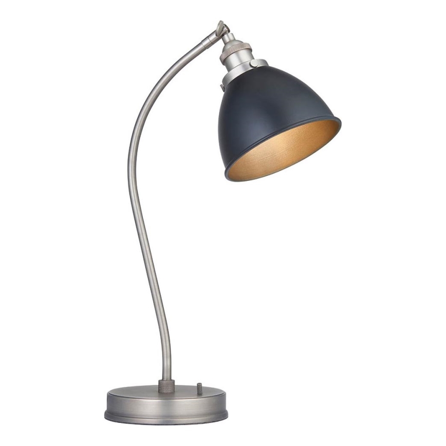 Endon 98752 - Stolna lampa FRANKLIN 1xE14/7W/230V matni krom/antracit