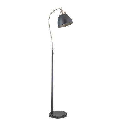 Endon 98753 - Podna svjetiljka FRANKLIN 1xE27/10W/230V matni krom/antracit
