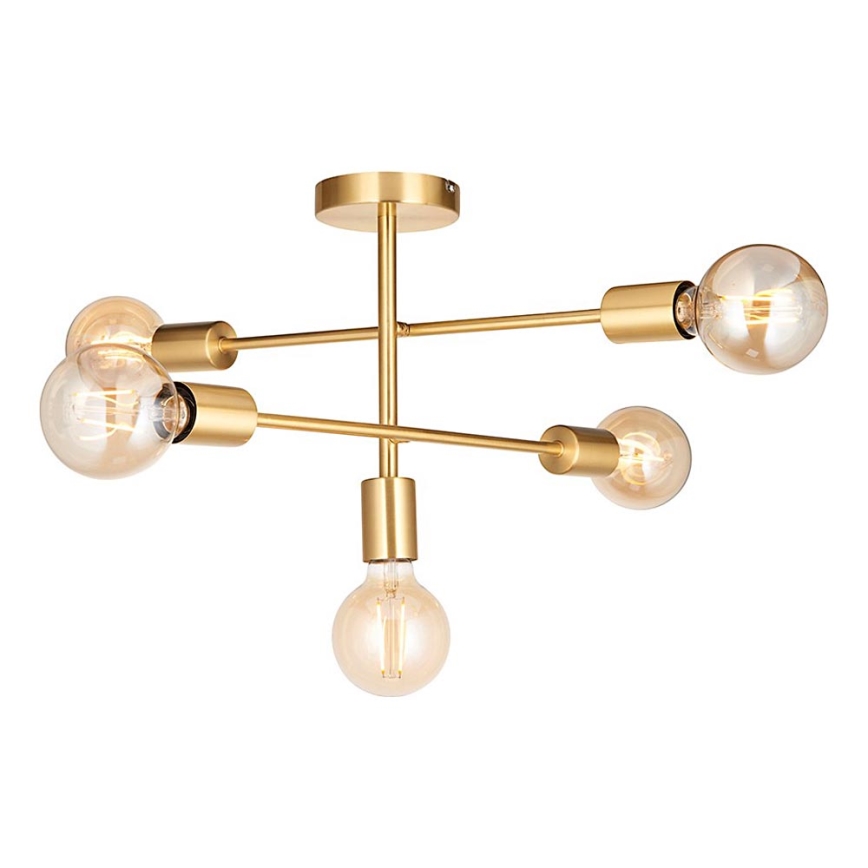 Endon 98786 - Luster na štapu SOHAN 5xE27/10W/230V mesing