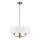 Endon 98934 - Luster na lancu HIGHCLERE 3xE14/40W/230V bijela/mesing