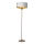 Endon 98935 - Podna lampa HIGHCLERE 3xE14/40W/230V bijela/mesing pr. 47 cm