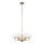 Endon 98936 - Luster na lancu HIGHCLERE 6xE14/28W/230V bijela/mesing